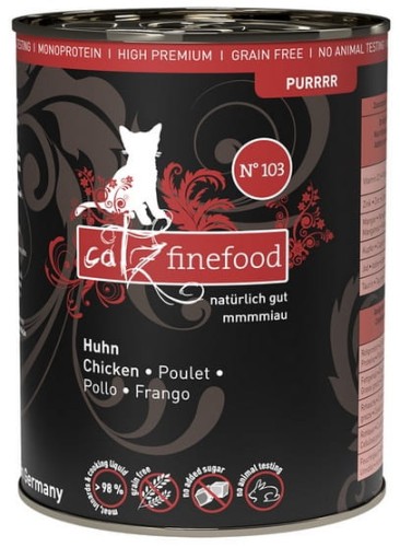 Przejdź do produktu Catz Finefood Purrrr N.103 Drób puszka 400g - karma mokra dla kota
