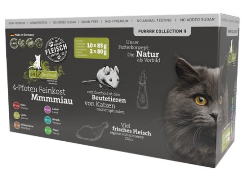 Przejdź do produktu Catz Finefood Pure Selection (Purrrr Collection) II saszetki multipack 12x80/85g – karma mokra dla kota