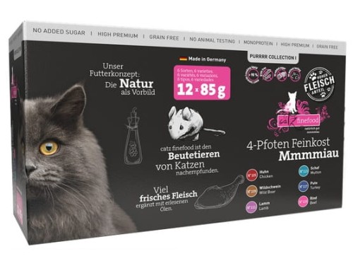 Przejdź do produktu Catz Finefood Purrrr Collection I saszetki multipack 12x85g - karma mokra dla kota