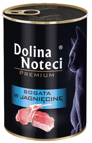 Przejdź do produktu Dolina Noteci Premium Bogata w jagnięcinę puszka 400g - karma mokra dla kota