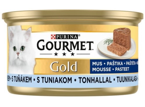 Przejdź do produktu Gourmet Gold Mus z Tuńczykiem 85g - karma mokra dla kota