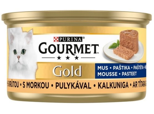 Przejdź do produktu Gourmet Gold Mus z Indykiem 85g - karma mokra dla kota