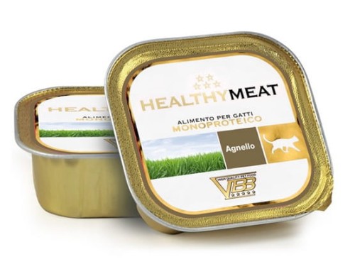 Przejdź do produktu Healthy Meat Mono Jagnięcina tacka 90g - monobiałkowa karma mokra dla kota