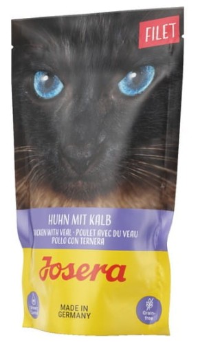 Przejdź do produktu Josera Filet Kurczak & cielęcina saszetka 70g - karma mokra dla kota
