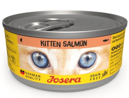 Przejdź do produktu Josera Kitten Salmon puszka 85g - karma mokra dla kota