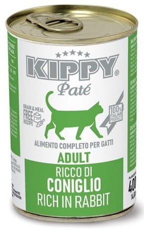 Przejdź do produktu Kippy Pate Rabbit - królik puszka 400g – karma mokra dla kota