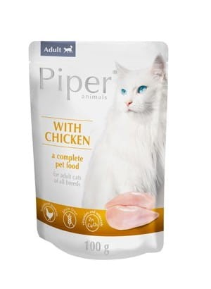Przejdź do produktu Piper Kurczak saszetka 100g - karma mokra dla kota