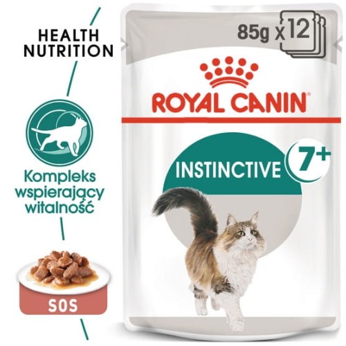 Przejdź do produktu Royal Canin Instinctive +7 w sosie – karma mokra dla kotów starszych, wybrednych saszetka 85g