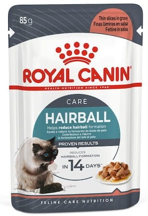 Przejdź do produktu Royal Canin Hairball Care w sosie – karma mokra w sosie dla kotów dorosłych, eliminacja kul włosowych saszetka 85g