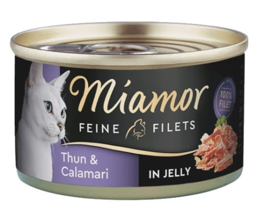 Przejdź do produktu Miamor Feine Filets Dose Thunfisch & Calamari - tuńczyk i kalmary 100g - karma wilgotna dla kota