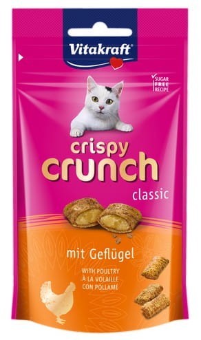 Przejdź do produktu Vitakraft Cat Crispy Crunch drób 60g [2428814] - przysmak dla kota