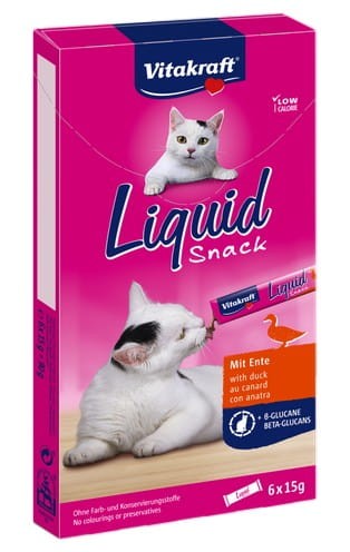 Przejdź do produktu Vitakraft Cat Liquid-Snack z Kaczką 6x15g [23520] - przysmak dla kota