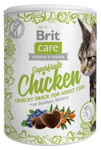 Przejdź do produktu Brit Care Cat Snack Superfruits Chicken 100g - przysmak dla kota