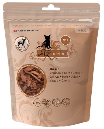Przejdź do produktu Catz Finefood Meatz N.09 Jeleń 45g - przysmak dla kota