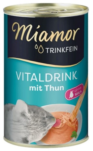 Przejdź do produktu Miamor Vitaldrink z tuńczykiem puszka 135g - przysmak dla kota