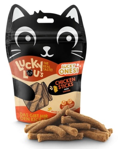 Przejdź do produktu Lucky Lou Lucky Ones Sticks Kurczak 50g - monobiałkowy przysmak dla kota