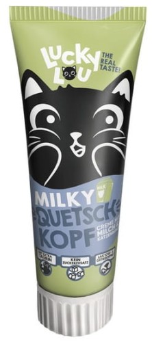 Przejdź do produktu Lucky Lou Quetschkopfe Mleko pasta 75g - przysmak dla kota
