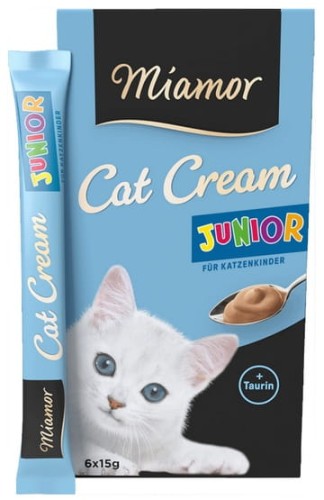 Przejdź do produktu Miamor Cat Cream Junior 6x15g - przysmak dla kota