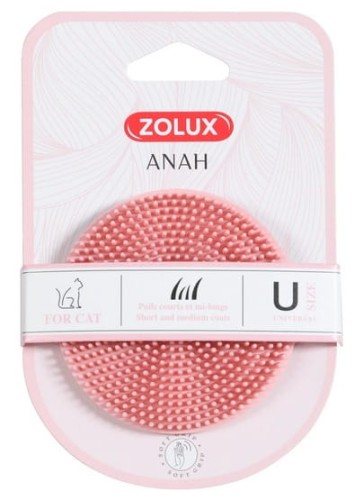 Przejdź do produktu Zolux Anah Szczotka gumowa okrągła dla kota [550012]