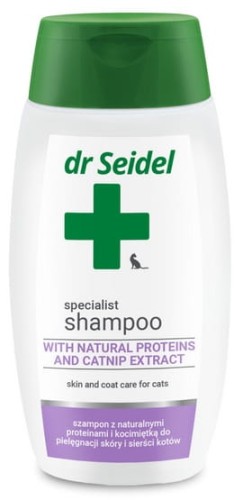 Przejdź do produktu Dr Seidel Proteinowy szampon dla kotów 220ml
