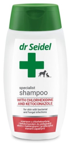 Przejdź do produktu Dr Seidel Szampon z chlorheksydyną i ketokonazolem 220ml