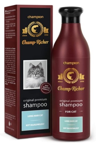 Przejdź do produktu Champ-Richer Szampon dla kotów długowłosych 250ml