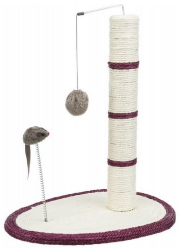 Przejdź do produktu Trixie Drapak dla kota z piłką i myszką 50cm [TX-4306]