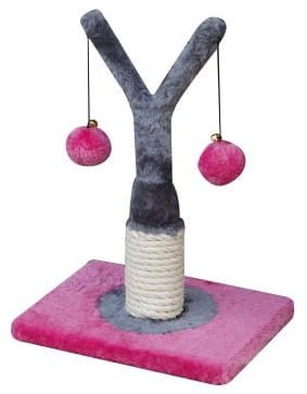 Przejdź do produktu Yarro Drapak Mini Drzewko różowo-szary 18x18x32cm [Y1140]