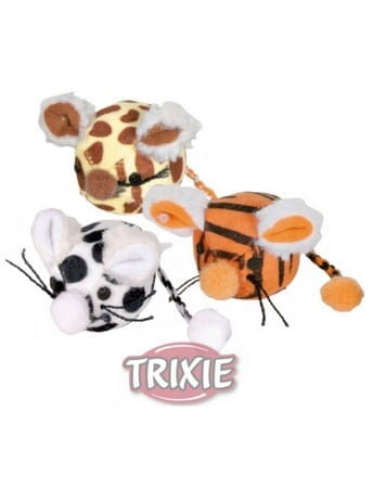 Przejdź do produktu Trixie Mysz kulka pluszowa 4,5cm [4554] - zabawka dla kota