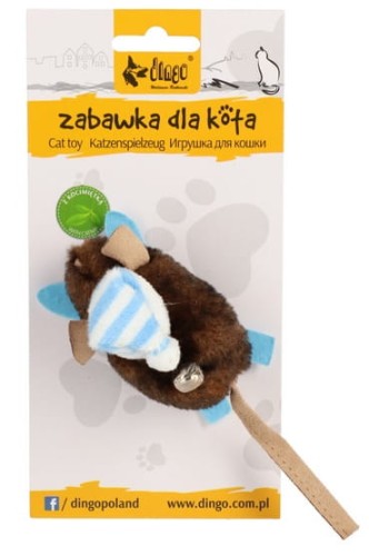 Przejdź do produktu Dingo - Mysz Narciarz - zabawka dla kota
