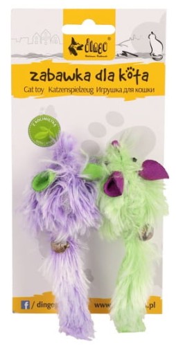 Przejdź do produktu Dingo - Myszki Disco 2szt - zabawka dla kota