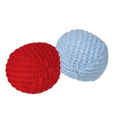 Przejdź do produktu Trixie Piłka wełniana z kocimiętką 4,5cm 2szt [45728] - zabawka dla kota