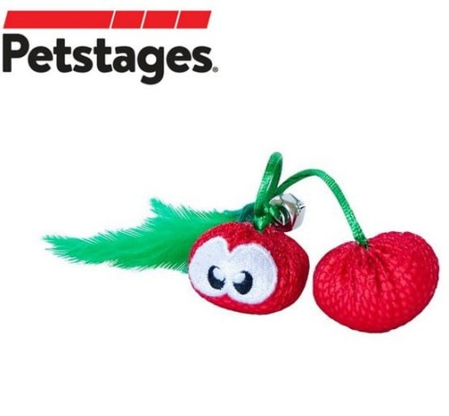 Przejdź do produktu Petstages Cherry Dental dla kota [PS67833] - zabawka dla kota
