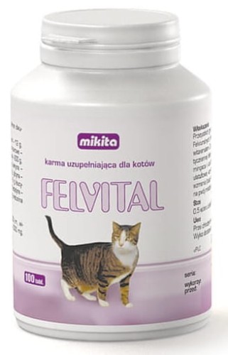 Przejdź do produktu Mikita Felvital 100 tabletek - preparat witaminowo-aminokwasowy