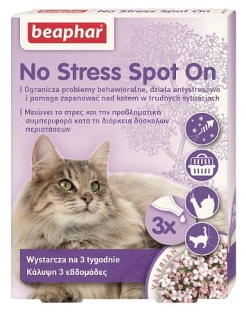 Przejdź do produktu Beaphar No Stress Spot On dla kotów - 3 pipety