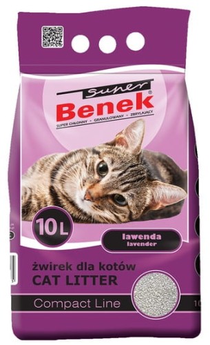 Przejdź do produktu Super Benek Compact Zapachowy Lawenda (ciemny fiolet) 10L