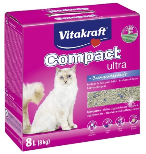 Przejdź do produktu Żwirek Vitakraft Compact Ultra Plus 8kg [16079]