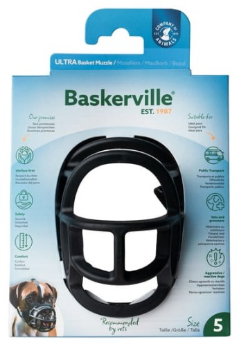 Przejdź do produktu Baskerville Kaganiec Ultra-5 czarny