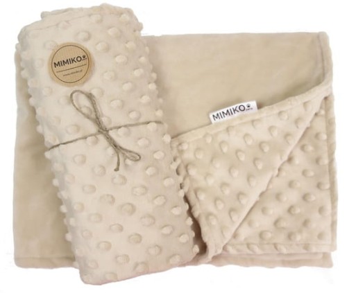 Przejdź do produktu MIMIKO Pets Kocyk Minky-Dot 70x50cm beżowy