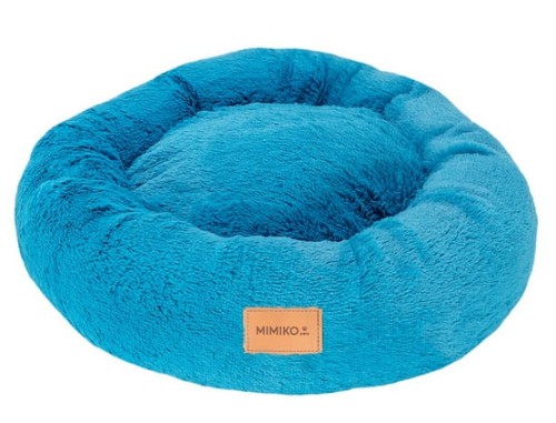 Przejdź do produktu MIMIKO Pets Legowisko Shaggy okrągłe L 60cm turkusowe