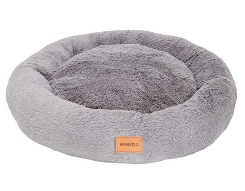Przejdź do produktu MIMIKO Pets Legowisko Shaggy okrągłe XL 75cm szare