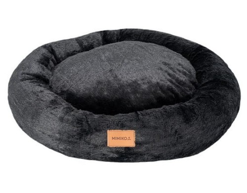 Przejdź do produktu MIMIKO Pets Legowisko Shaggy okrągłe XL 75cm czarne