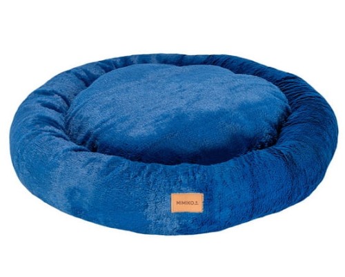 Przejdź do produktu MIMIKO Pets Legowisko Shaggy okrągłe XXL 100cm chabrowe