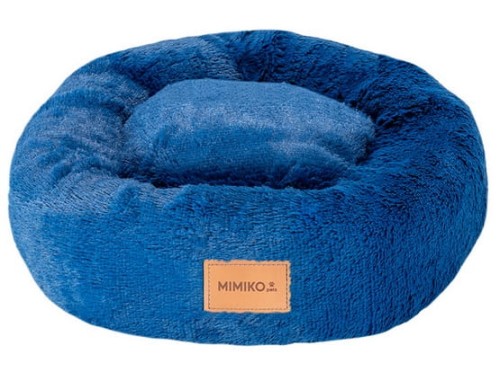 Przejdź do produktu MIMIKO Pets Legowisko Shaggy okrągłe M 45cm chabrowe