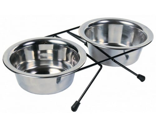 Przejdź do produktu Trixie Dwie miski 0,45L na stojaku [24831]