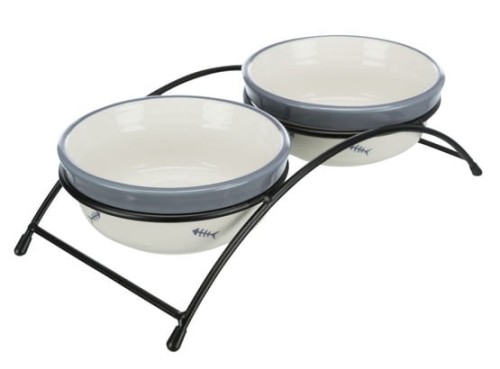 Przejdź do produktu Trixie Miski ceramiczne 0,3L na stojaku [24790]