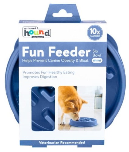 Przejdź do produktu Outward Hound Fun Feeder Mini Miska spowalniająca niebieska [67830]