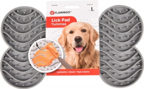 Przejdź do produktu Flamingo Lick Pad Mata antystresowa L szara
