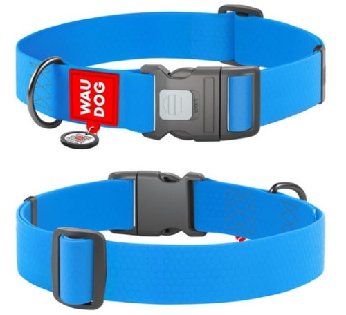 Przejdź do produktu Collar Waterproof Obroża wodoodporna z QR-paszportem, plastikowy fastex, XXL 35mm/46-70cm niebieska