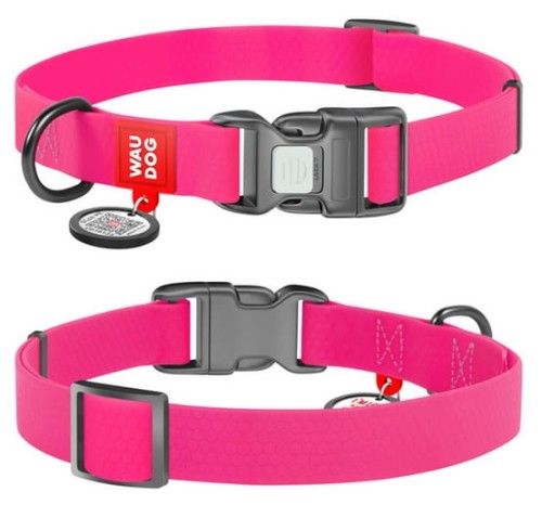 Przejdź do produktu Collar Waterproof Obroża wodoodporna z QR-paszportem, plastikowy fastex, S 15mm/25-35cm różowa